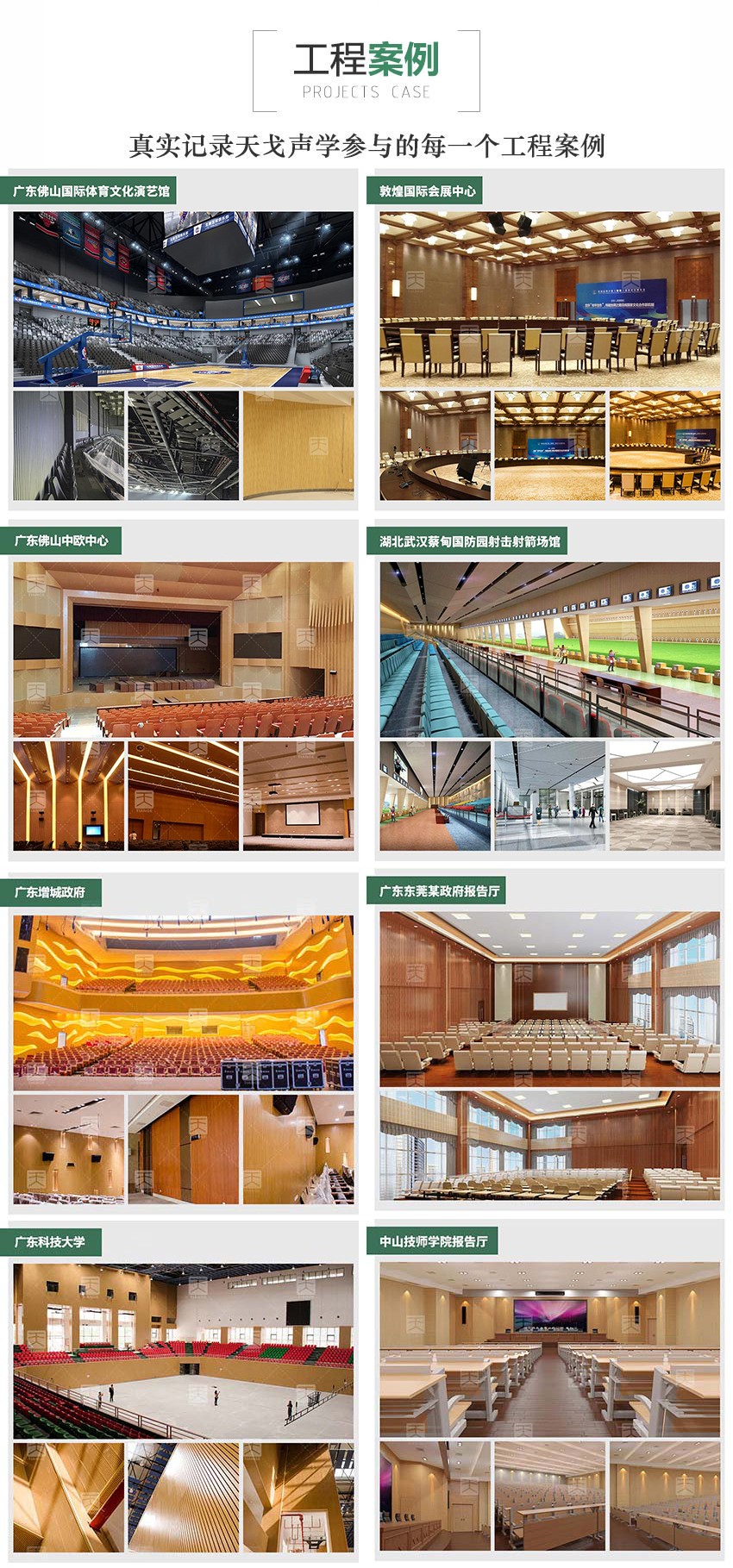 廣東天戈吸音板案例 廣東天戈吸音板案例