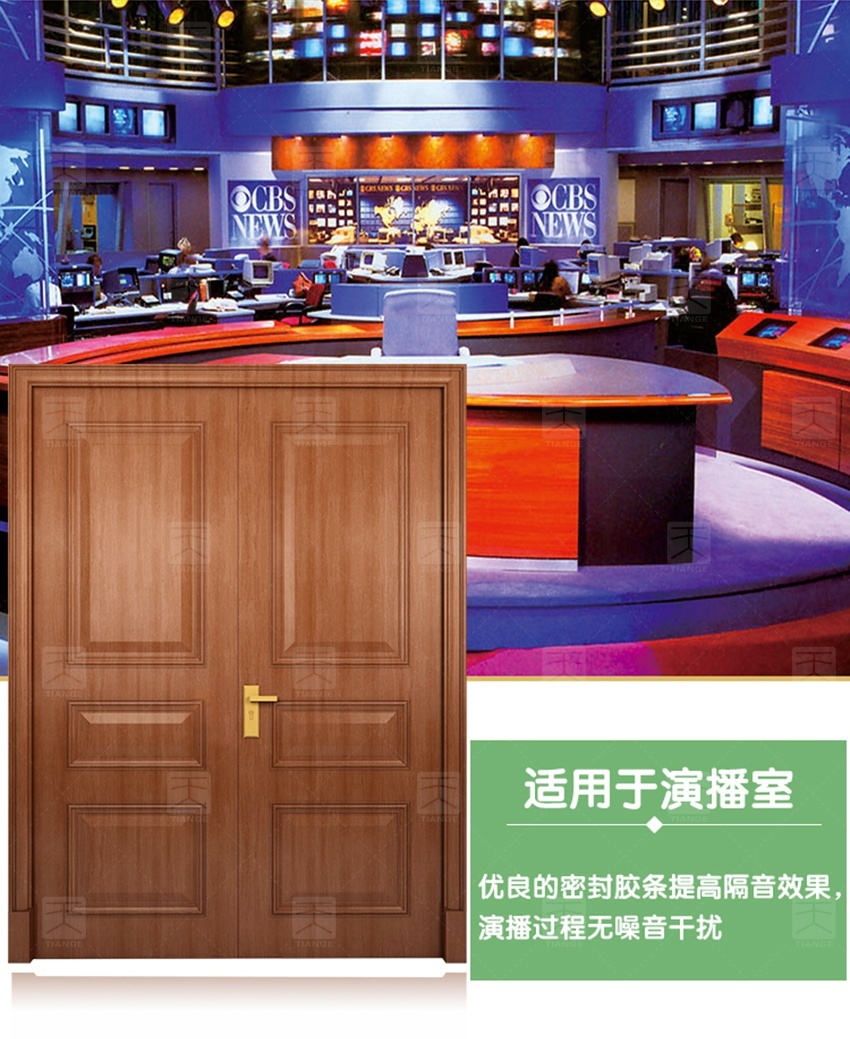 鋼質木紋隔音門-9