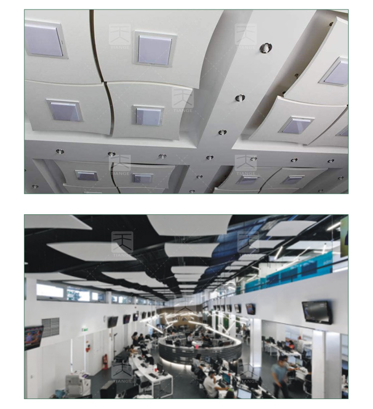 醫院玻纖天花吸音板 醫院玻纖天花吸音板